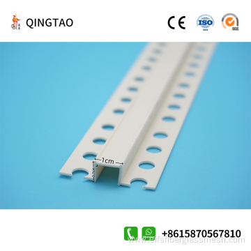 Decorative pvc right angle U-shaped channel